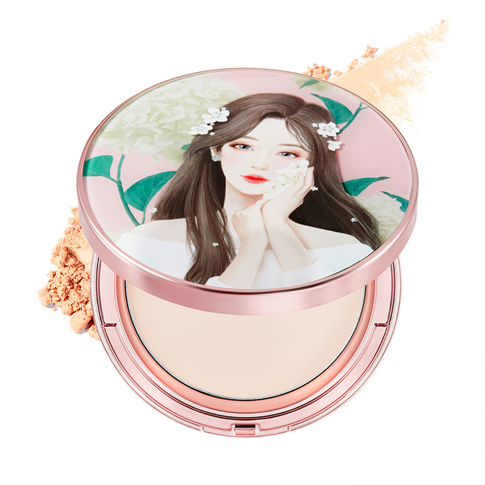 Phấn Phủ Makeup Helper Art Pact Original Pro Finish #21 Natural Beige (Blurring)