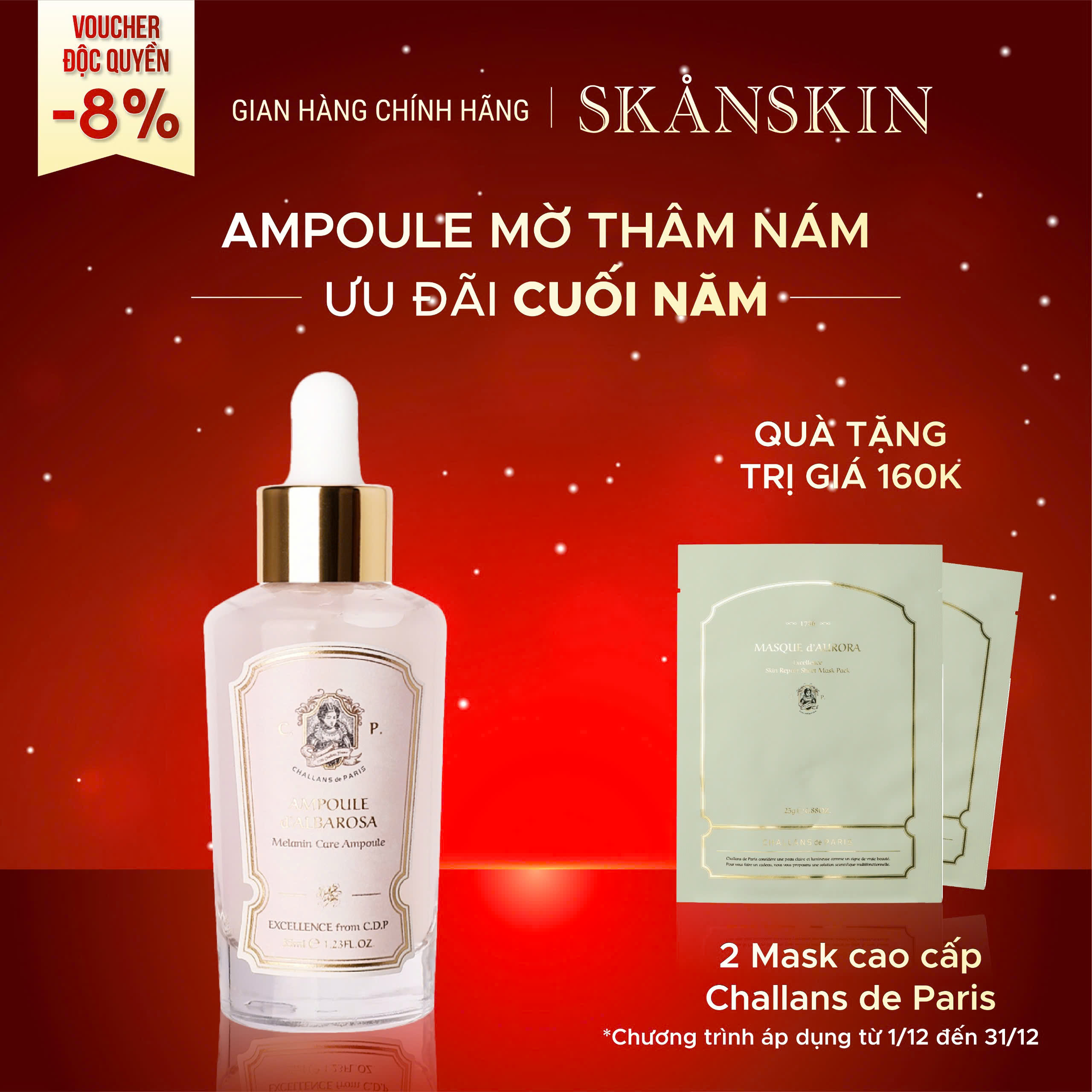 AMPOULE d’ALBAROSA EXCELLENCE<br> <span style=